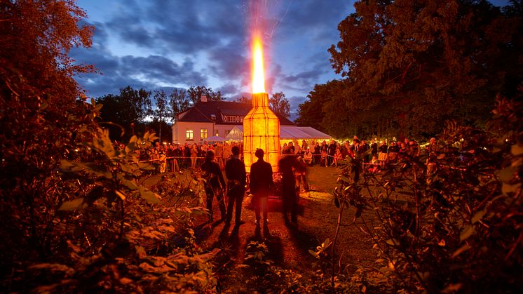 Brændingsskulptur på Guldagergaard. Foto: Sylvain Deleu