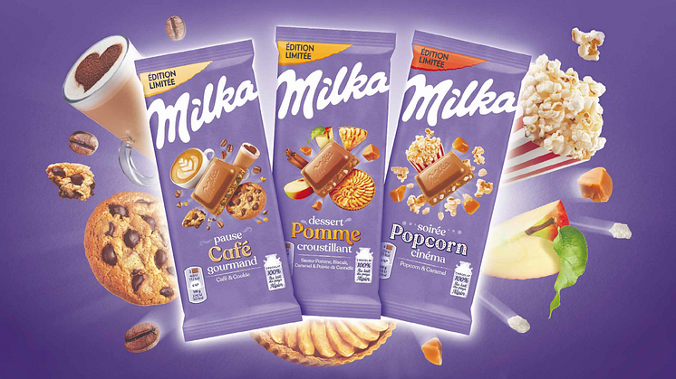 Milka dévoile 3 nouvelles recettes inédites, imaginées par les consommateurs eux-mêmes !