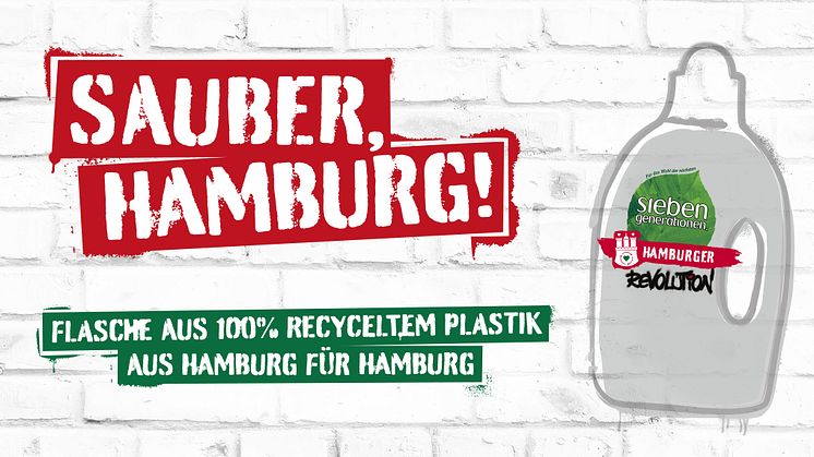 Hamburgs Wertstoff Innovative: Erste Waschmittelflasche aus 100% Hamburger Rezyklat