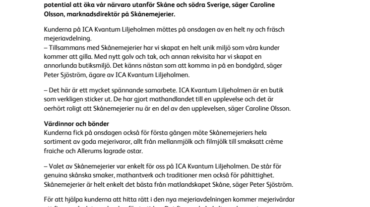 Nu flyttar vi in på ICA Kvantum Liljeholmen