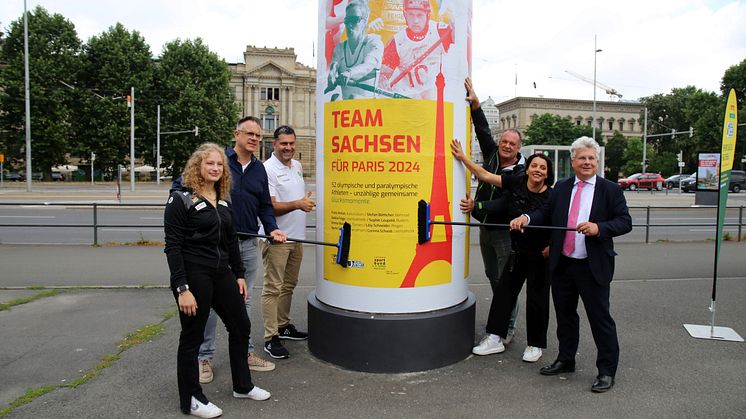 Starteten die Kampagne (v.l.): Lilly Schneider, Ulrich Wolter, Karsten Günther, Klaus Mau, Katharina Baum, Frank Schwarz - Foto: Andreas Schmidt