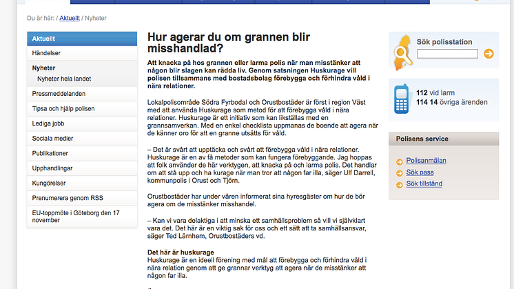Polisen ger felaktiga och farliga råd vid våld i nära relationer