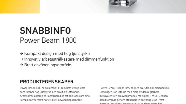 Hella Power Beam 1800