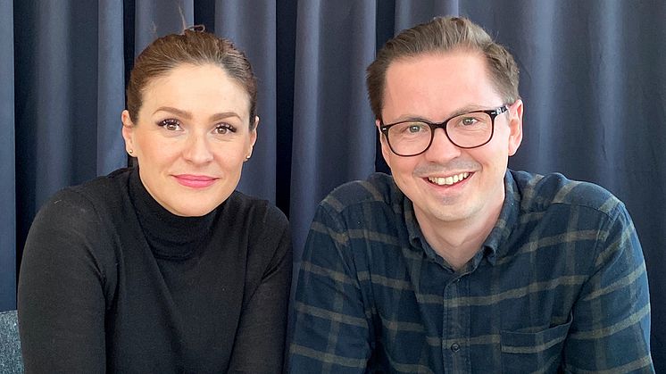 Vlora Ramadani, VD på Sigma Technology North Solutions, och Patrik Knutsson, VD på Kvix