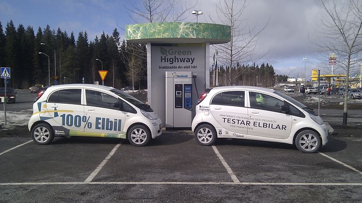 Nu invigs norra Europas första snabbladdningsstation för