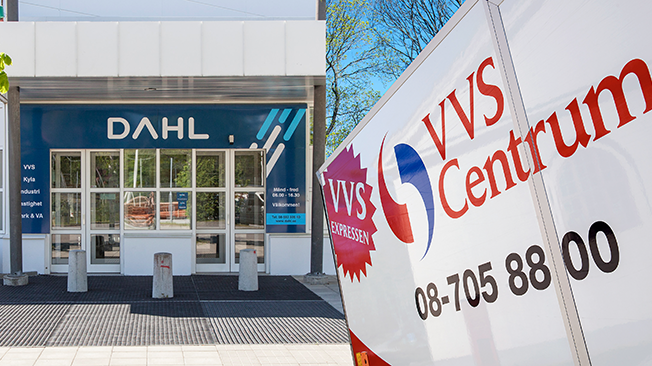  VVS-grossisterna Dahl och VVS Centrum går samman – skapar Stockholms mest tillgängliga utbud för VVS-marknaden