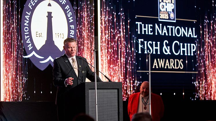 Andrew Crook, president of the National Federation of Fish Friers