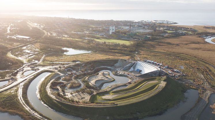 Lige nu rejser Naturkraft sig fra en mark uden for Ringkøbing. Foto: Bjørn Ellermand