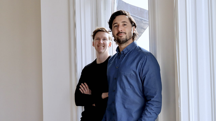 Manne Larsson och Juan Manuel Serruya, grundare av Datia