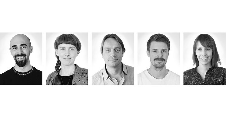 Federico Sforzi, Matilda Emricson, Johan Janssen, Jesper Hallin och Louise Rangmark