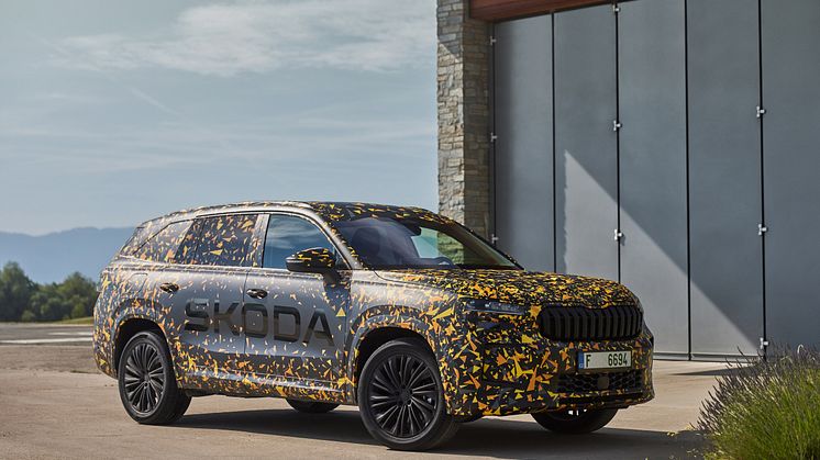 Ny Škoda Kodiaq i camouflage