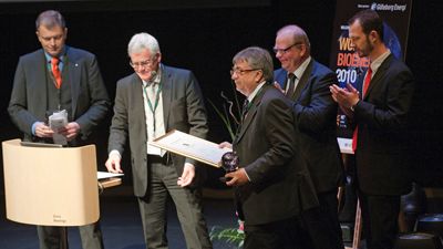 Utmärkelsen ”The World Bioenergy Award” blev ett lyft för forskningen i Brasilien