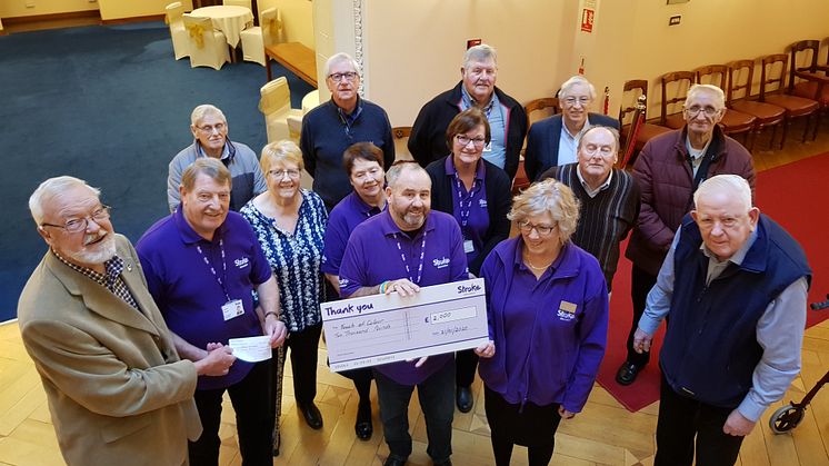 Freemasons donation helps stroke survivors to rebuild their lives