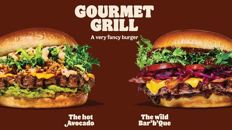 I dag lanserer Burger King Gourmet Grill-serien over hele landet.