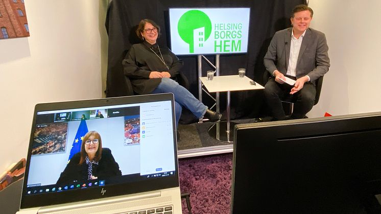 Digitalt besök av EU-topp på Sällbo