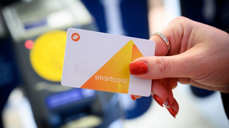 The Key smartcard - now available for free at all ticket offices