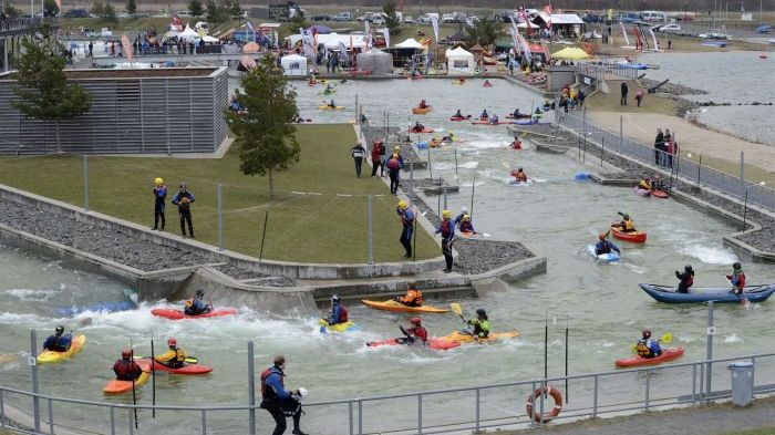 Jetzt wird’s wieder wild: Kanupark Markkleeberg startet am 4. Mai in die Rafting-Saison