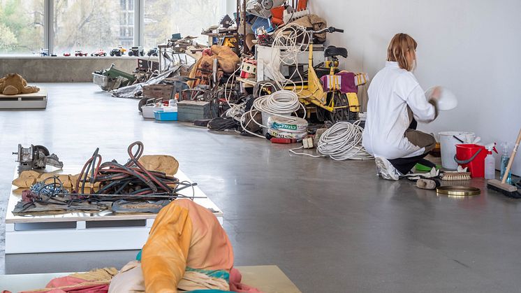 Éva Mag, Det finns en plan för det här, installationsvy Bonniers Konsthall. Foto: Jean-Baptiste Béranger
