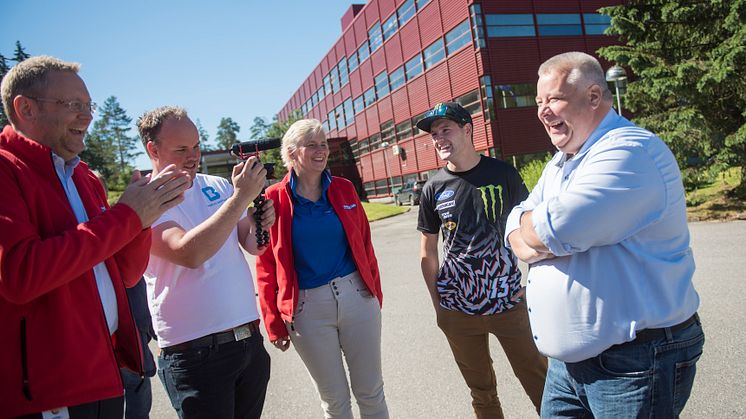 Fra pressekonferansen hvor Ford Motor Norge og forsikringsselskapet If lanserer et unikt opplæromgsprogram for unge sjåfører Ford Driving Skills for Life