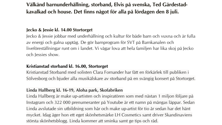 Det blir bra drag på lördagen under Killebom 