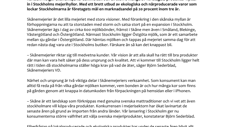 Nu kommer Skåne till Stockholm