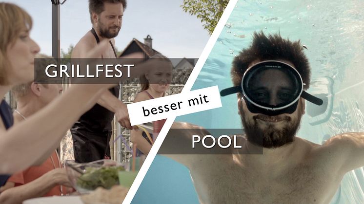 Grillfest besser mit Pool - was meinen Sie?
