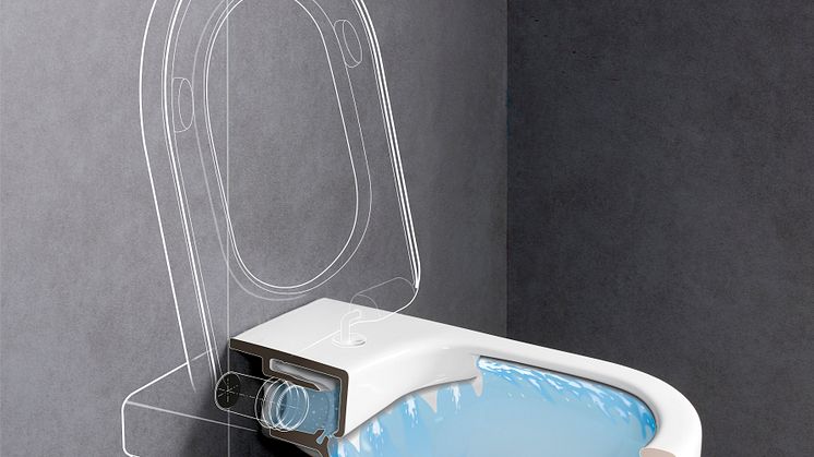 Hygienic Flush - genomskärning funktion