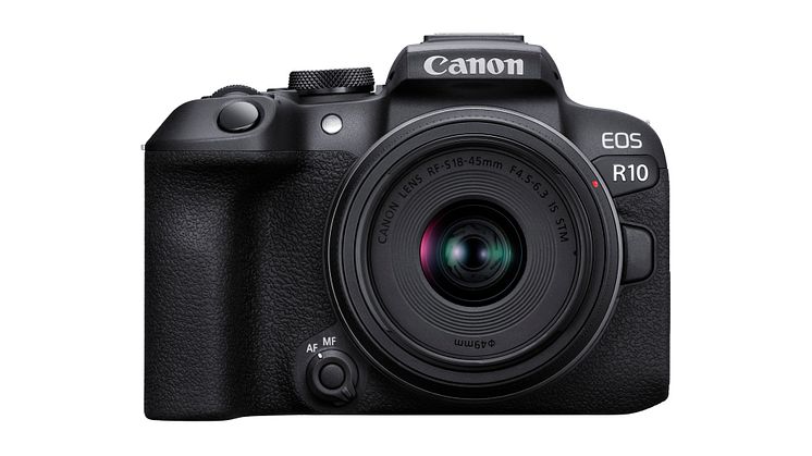 08_Canon EOS R10_Front_RF-S 18–45 mm F4.5–6.3