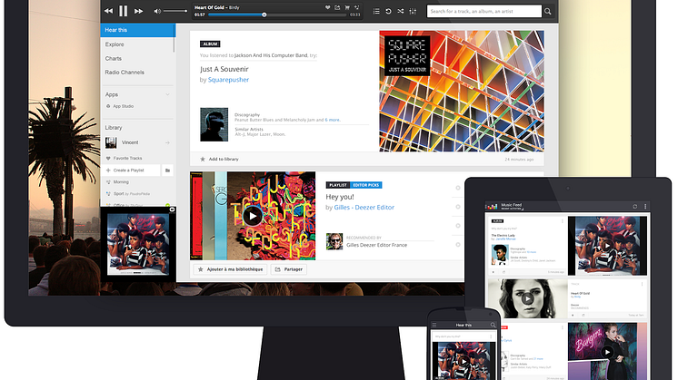 Sverige nästa land för Deezer - världens största tjänst för musikstreaming