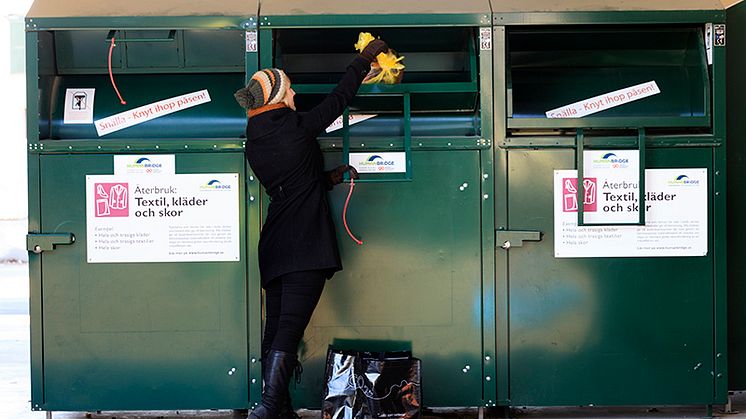 Minskad insamling av återbruk