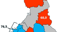 Asiakastyytyväisyys Suomessa maakunnittain 2021 EPSI Rating