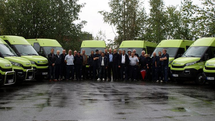 15 Iveco Daily minibusser til Oslo Taxibuss
