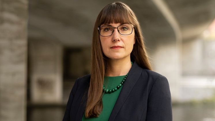 Johanna Bjurskog, bostadspolitisk expert på Riksbyggen. Foto Evelina Carborn