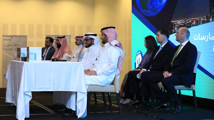 The launch event to announce that Inmarsat will bring its maritime, aviation and enterprise connectivity solutions to Saudi Arabia with new partners