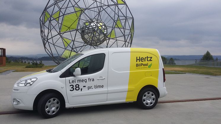 Varebiler i Hertz BilPool