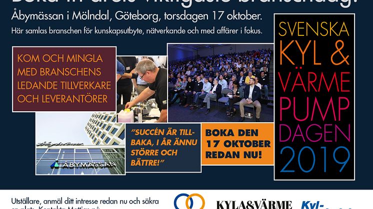 Svenska Kyl & Värmepumpdagen 2019