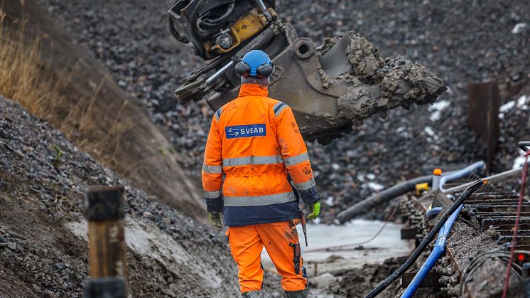 SVEAB Anläggning utför projekt åt SAVAB