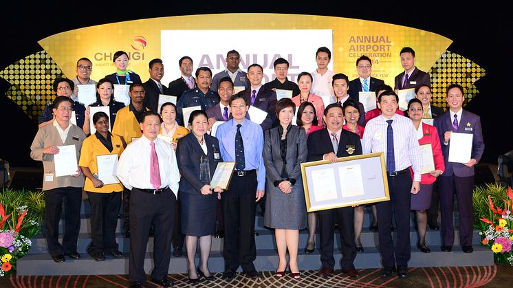 Changi Airport bestows top honours on airport community  for service excellence 