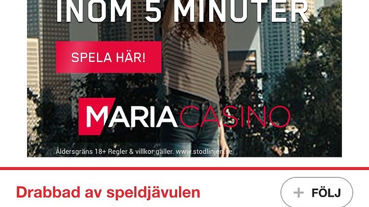 När spelreklamen går för långt!