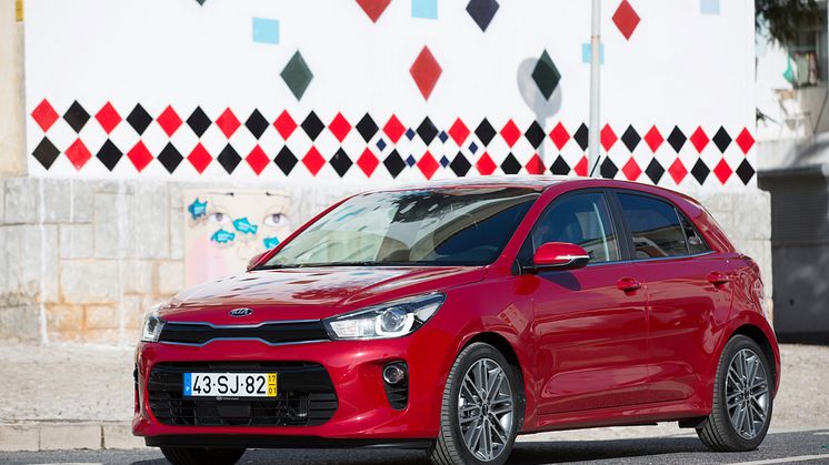 Ny KIA Rio med klassens mest avancerede sikkerhedsteknologi