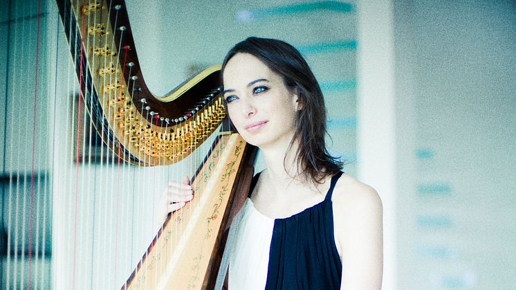 Gwyneth Wentink är en av solisterna vid Harpfestivalen i Göteborgs Konserthus.