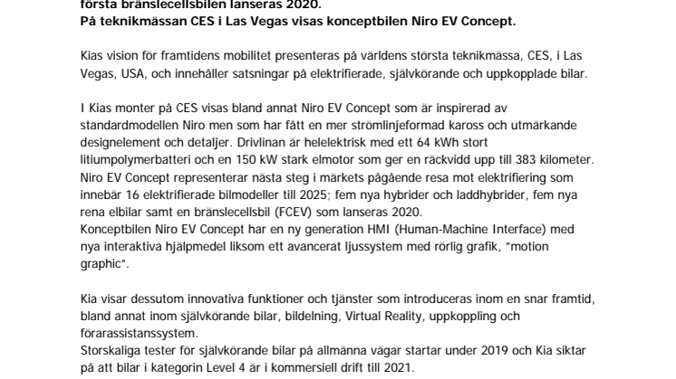 Kia: 16 elektriferade bilar till 2025