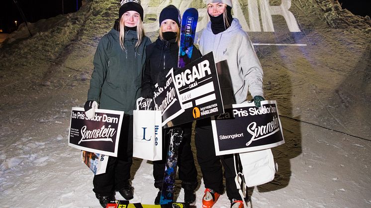 Pristagarna i alpina damklassen