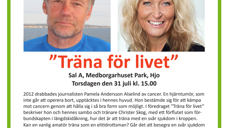 Flygblad - Pamela Andersson Alselind och Christer Skog