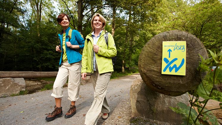 Wanderinnen auf dem Weserbergland-Weg (XW)