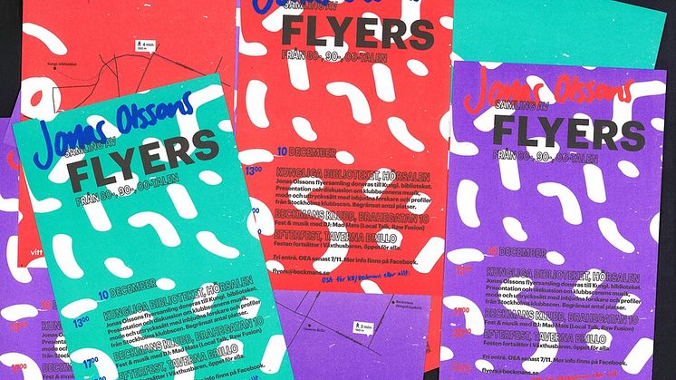 Unik flyersdonation från Stockholms klubbscen till Kungl. biblioteket