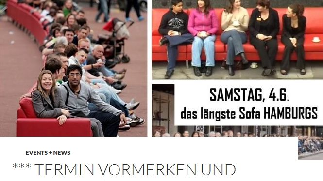 Das längst Sofa Hamburgs