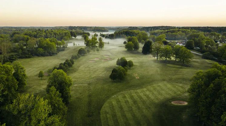 Åtvidabergs golfbana, i anslutning till hotellet