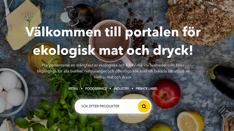 Ny portal skapar affärsmöjligheter för ekologiska producenter