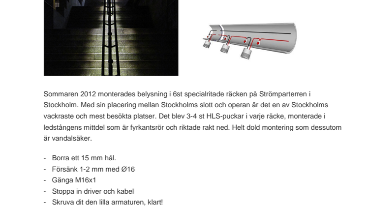 Fox Design levererar belysning till Strömparterren, Stockholm